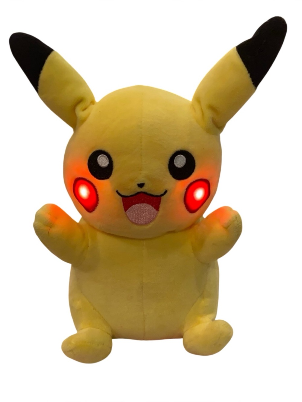 Pokémon Pikachu Talking & Light Up 11” Plush Toy 2016 TOMY Toys